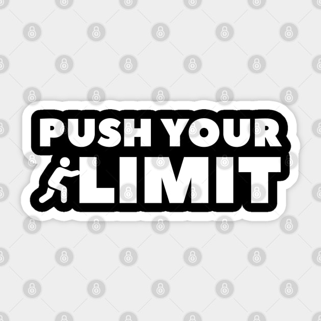 Push Your Limit for Motivation Lover Sticker by KaVi